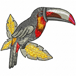 Parrots Embroidery Design 9